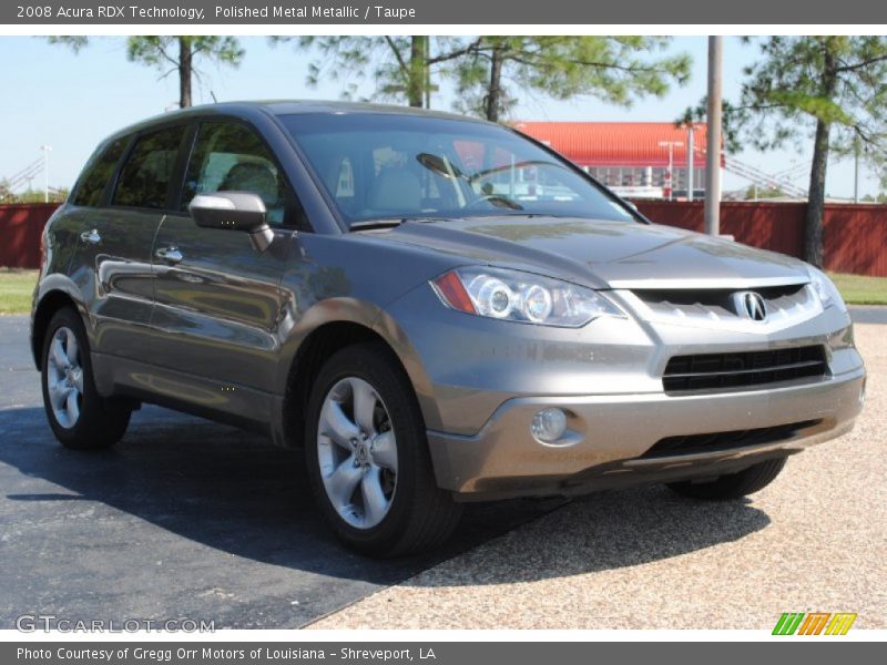 Polished Metal Metallic / Taupe 2008 Acura RDX Technology