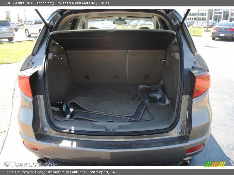 Polished Metal Metallic / Taupe 2008 Acura RDX Technology
