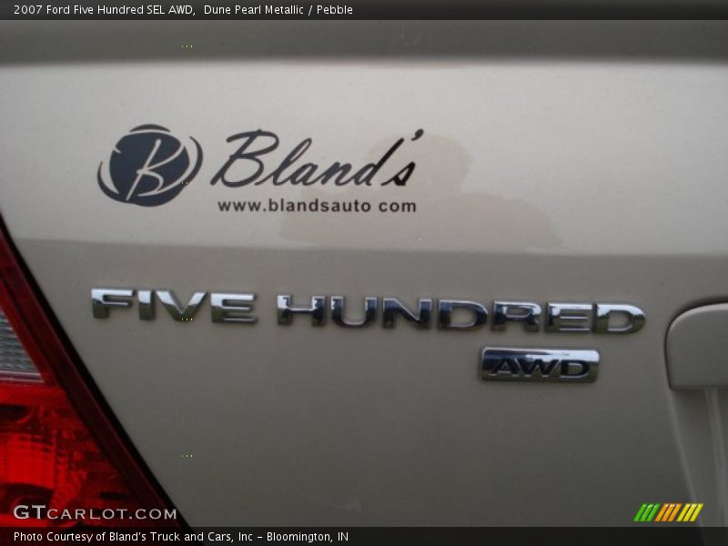 Dune Pearl Metallic / Pebble 2007 Ford Five Hundred SEL AWD