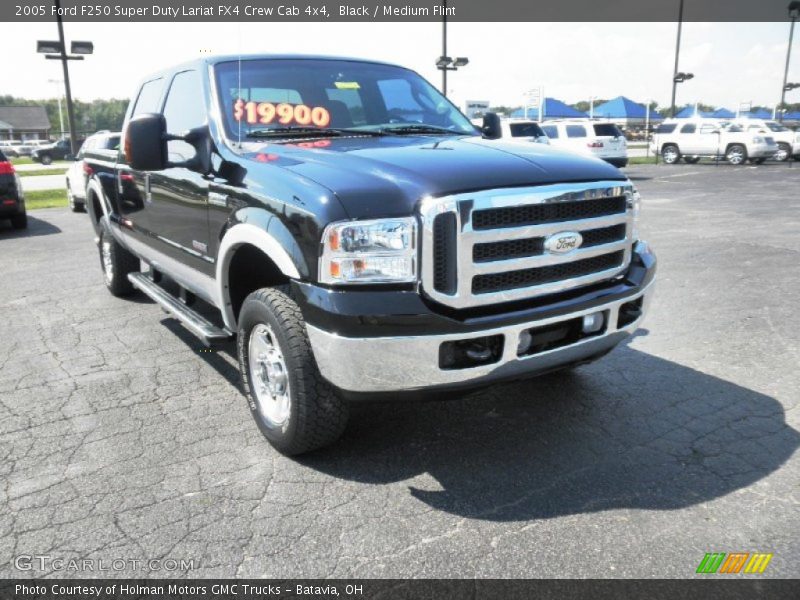 Black / Medium Flint 2005 Ford F250 Super Duty Lariat FX4 Crew Cab 4x4