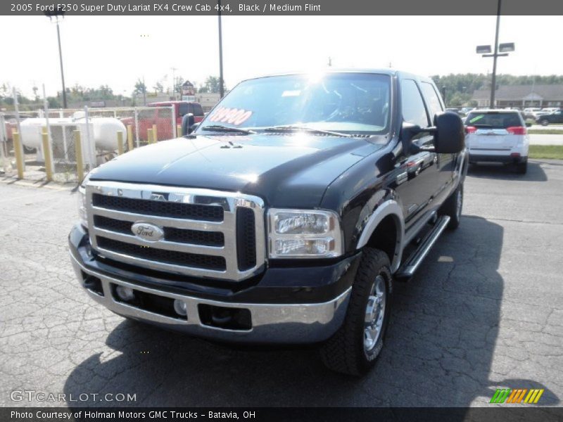 Black / Medium Flint 2005 Ford F250 Super Duty Lariat FX4 Crew Cab 4x4