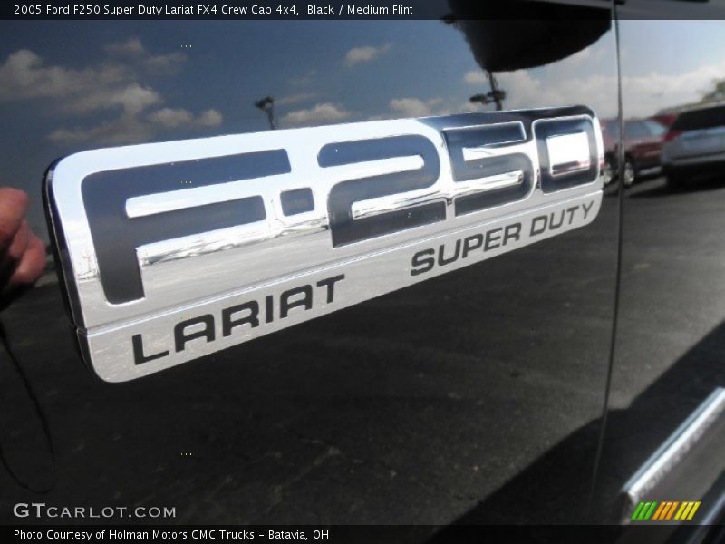 Black / Medium Flint 2005 Ford F250 Super Duty Lariat FX4 Crew Cab 4x4