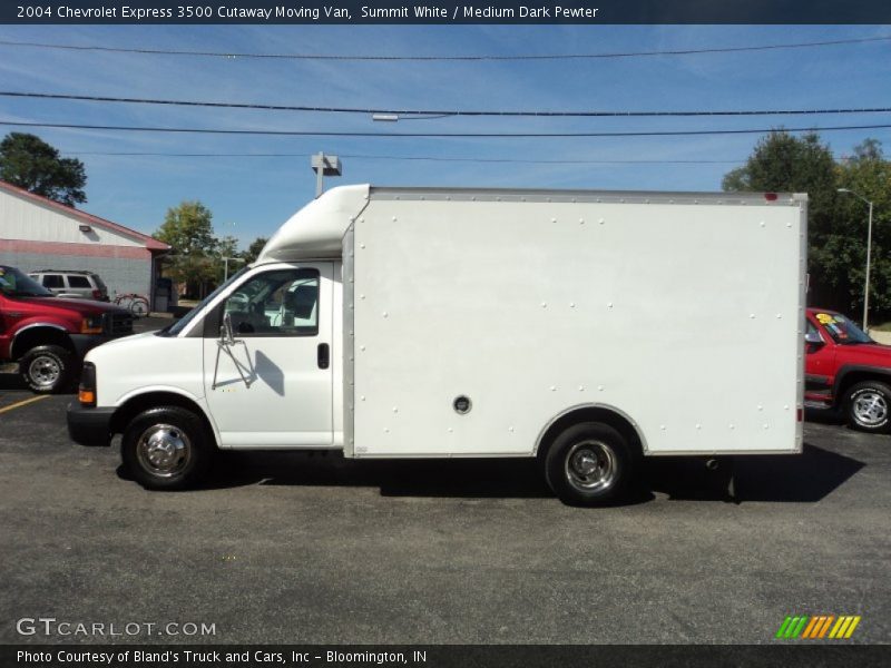 Summit White / Medium Dark Pewter 2004 Chevrolet Express 3500 Cutaway Moving Van