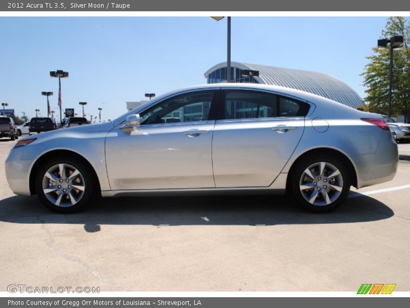 Silver Moon / Taupe 2012 Acura TL 3.5