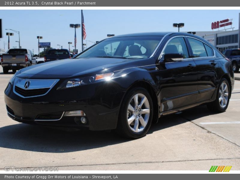 Crystal Black Pearl / Parchment 2012 Acura TL 3.5