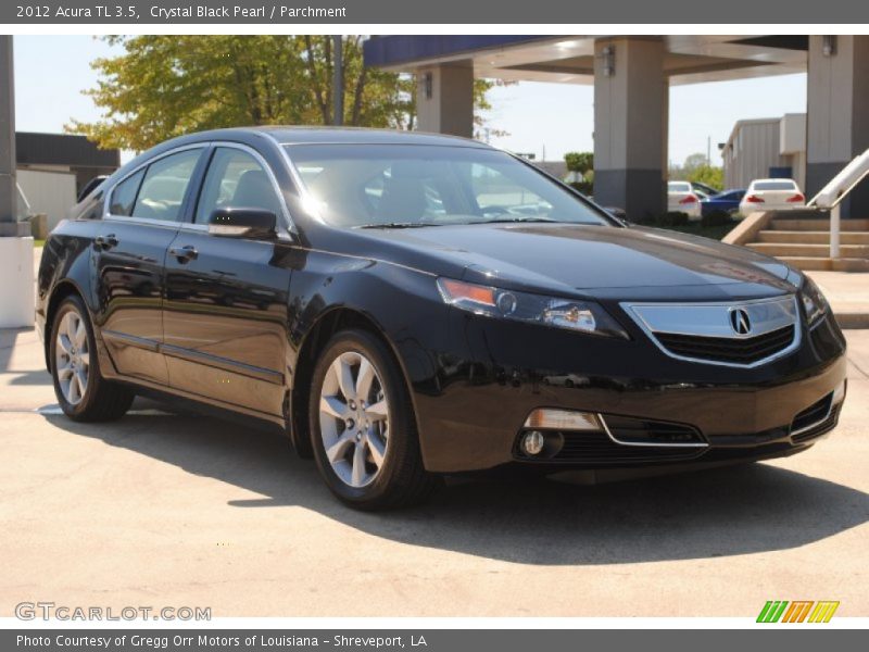 Crystal Black Pearl / Parchment 2012 Acura TL 3.5