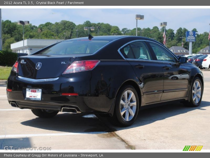 Crystal Black Pearl / Parchment 2012 Acura TL 3.5
