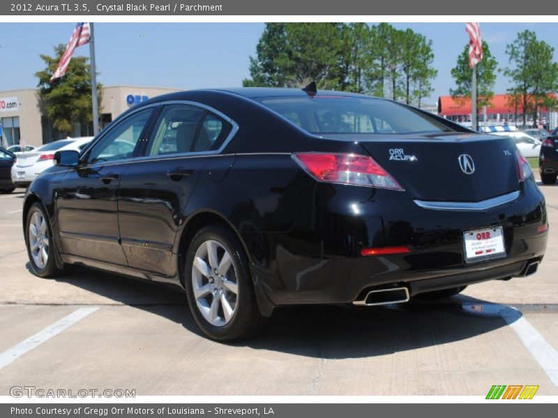 Crystal Black Pearl / Parchment 2012 Acura TL 3.5