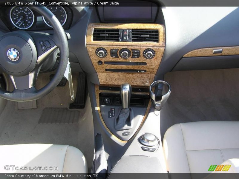 Alpine White / Cream Beige 2005 BMW 6 Series 645i Convertible