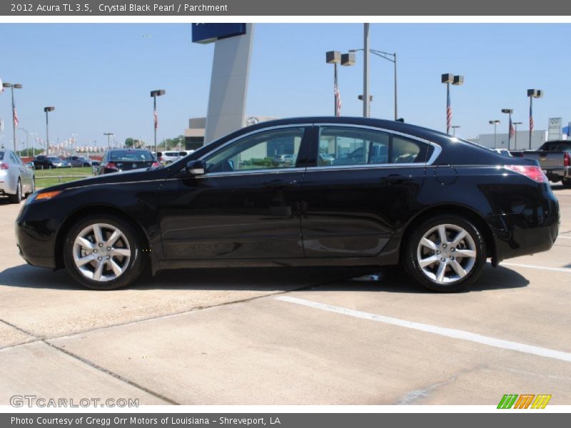 Crystal Black Pearl / Parchment 2012 Acura TL 3.5