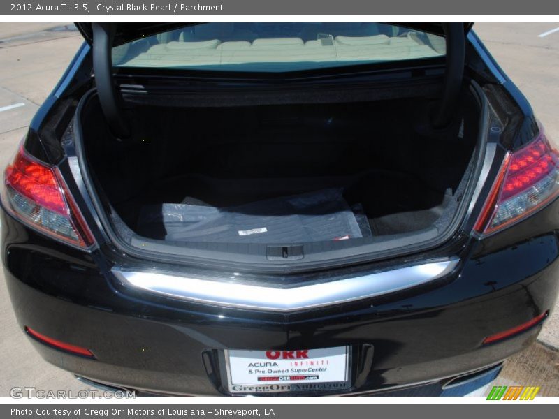 Crystal Black Pearl / Parchment 2012 Acura TL 3.5