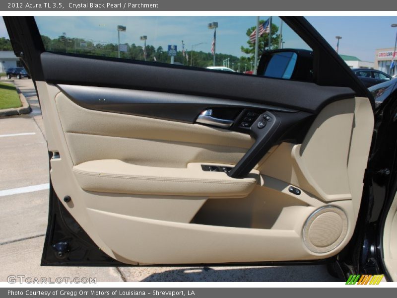 Crystal Black Pearl / Parchment 2012 Acura TL 3.5