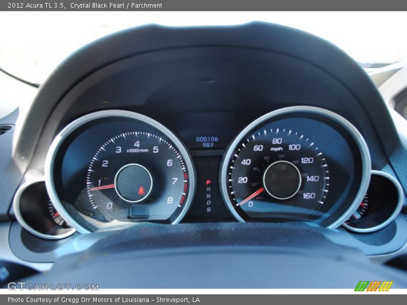 Crystal Black Pearl / Parchment 2012 Acura TL 3.5