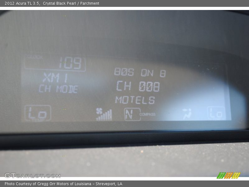Crystal Black Pearl / Parchment 2012 Acura TL 3.5
