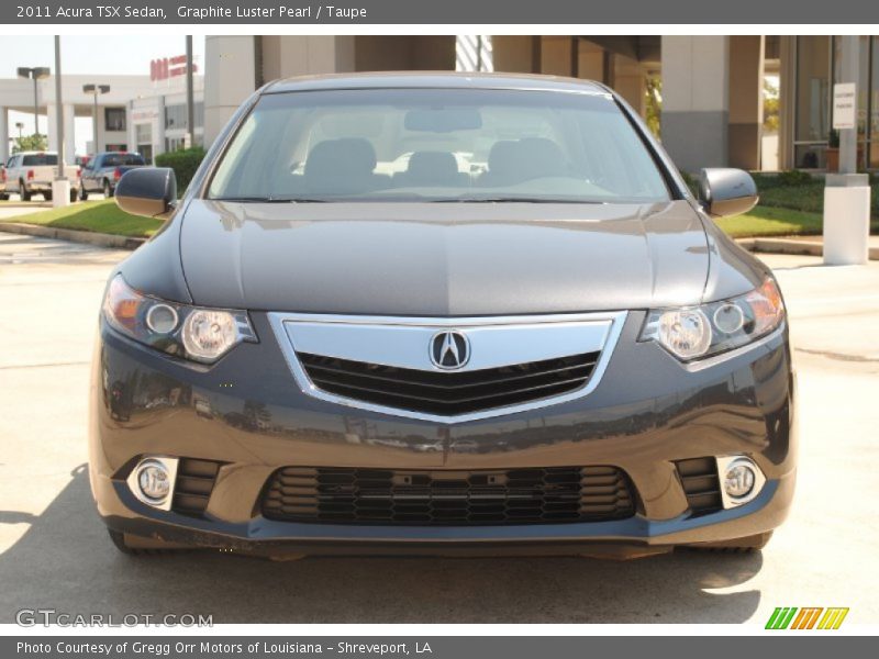 Graphite Luster Pearl / Taupe 2011 Acura TSX Sedan