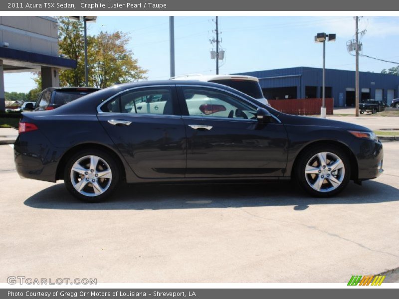 Graphite Luster Pearl / Taupe 2011 Acura TSX Sedan