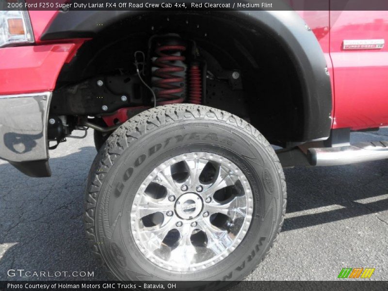 Red Clearcoat / Medium Flint 2006 Ford F250 Super Duty Lariat FX4 Off Road Crew Cab 4x4