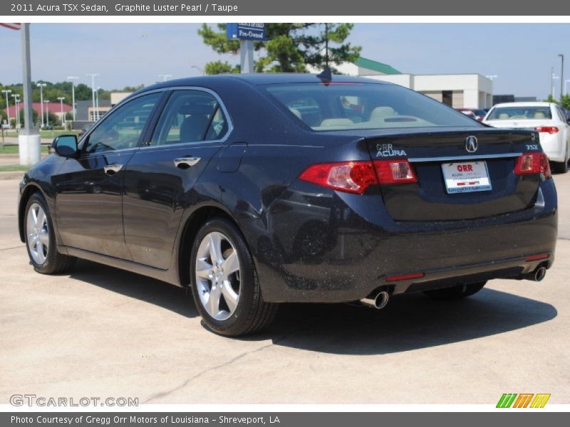 Graphite Luster Pearl / Taupe 2011 Acura TSX Sedan