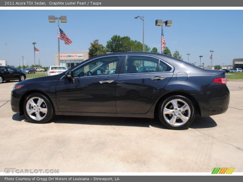 Graphite Luster Pearl / Taupe 2011 Acura TSX Sedan