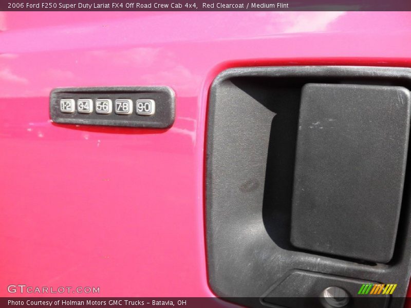 Red Clearcoat / Medium Flint 2006 Ford F250 Super Duty Lariat FX4 Off Road Crew Cab 4x4