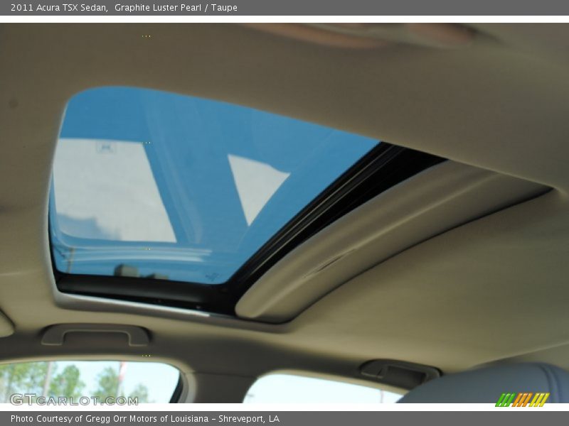 Graphite Luster Pearl / Taupe 2011 Acura TSX Sedan