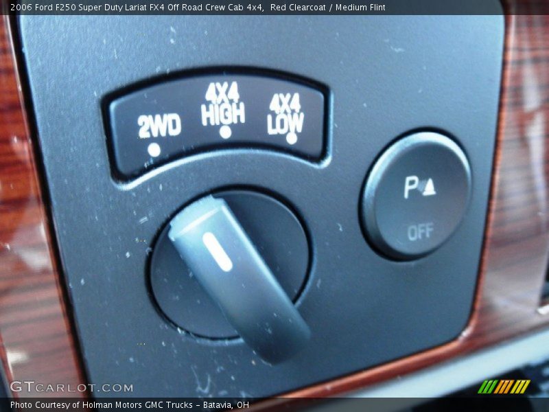 Red Clearcoat / Medium Flint 2006 Ford F250 Super Duty Lariat FX4 Off Road Crew Cab 4x4