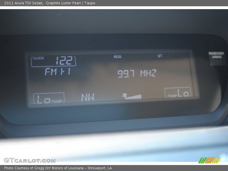 Graphite Luster Pearl / Taupe 2011 Acura TSX Sedan