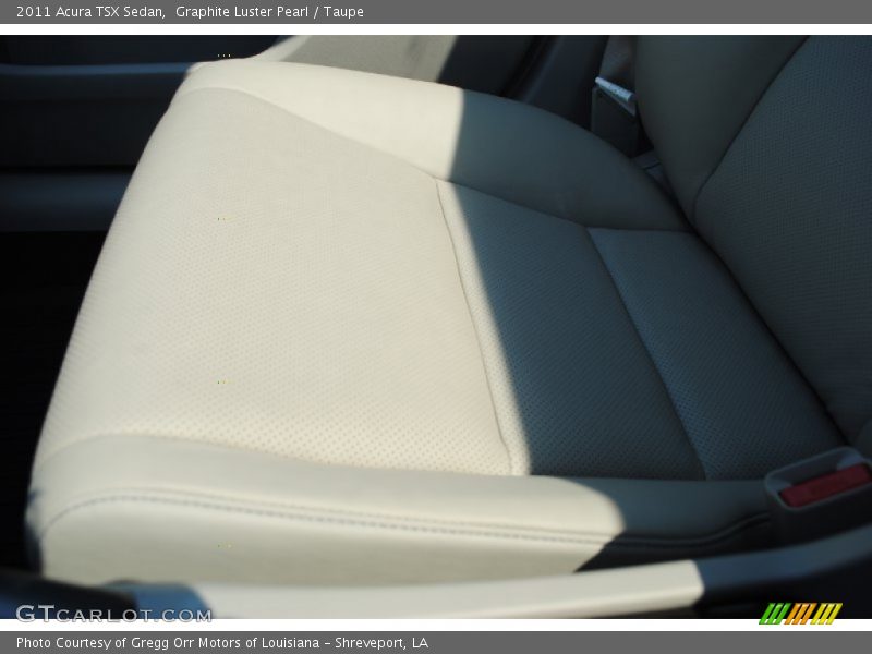 Graphite Luster Pearl / Taupe 2011 Acura TSX Sedan