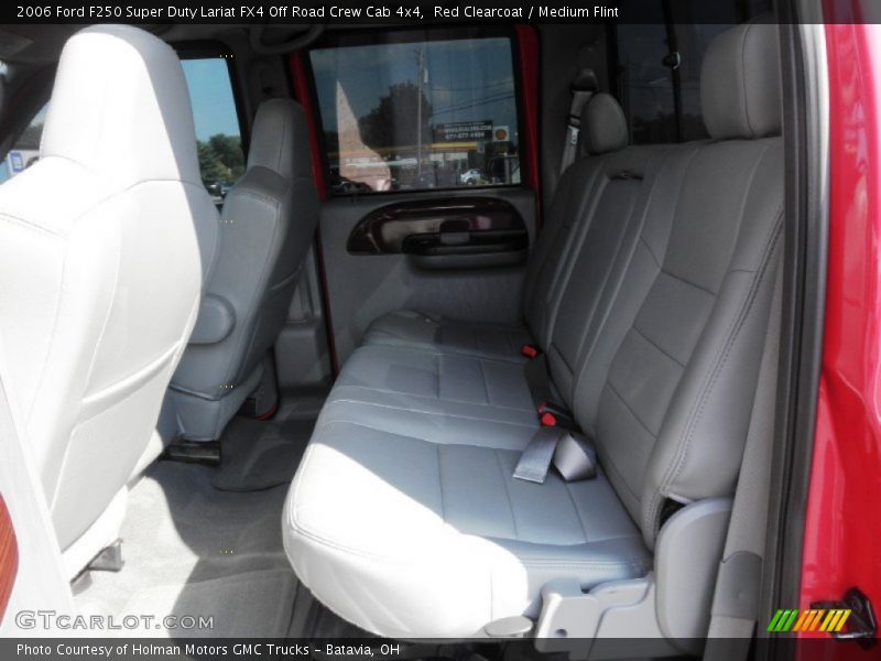 Red Clearcoat / Medium Flint 2006 Ford F250 Super Duty Lariat FX4 Off Road Crew Cab 4x4