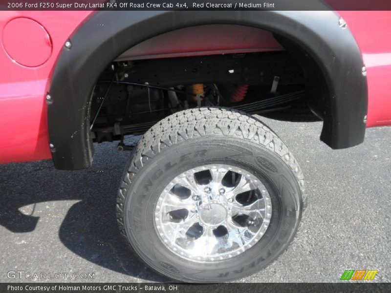 Red Clearcoat / Medium Flint 2006 Ford F250 Super Duty Lariat FX4 Off Road Crew Cab 4x4