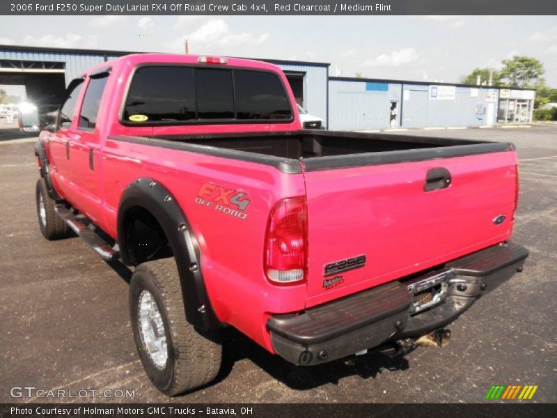 Red Clearcoat / Medium Flint 2006 Ford F250 Super Duty Lariat FX4 Off Road Crew Cab 4x4