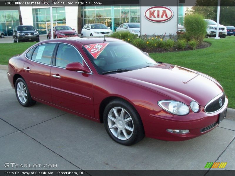 Cardinal Red Metallic / Ebony 2005 Buick LaCrosse CXS