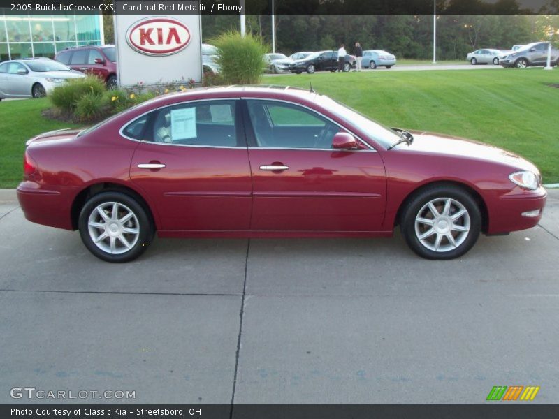 Cardinal Red Metallic / Ebony 2005 Buick LaCrosse CXS