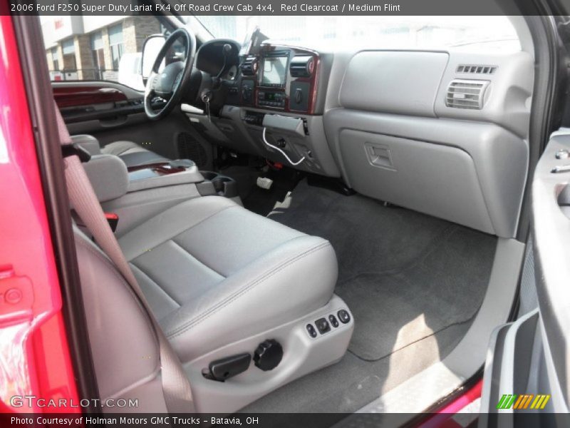 Red Clearcoat / Medium Flint 2006 Ford F250 Super Duty Lariat FX4 Off Road Crew Cab 4x4
