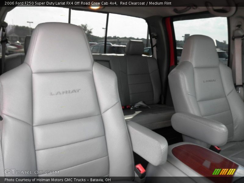 Red Clearcoat / Medium Flint 2006 Ford F250 Super Duty Lariat FX4 Off Road Crew Cab 4x4