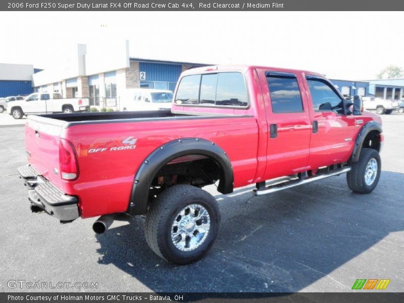 Red Clearcoat / Medium Flint 2006 Ford F250 Super Duty Lariat FX4 Off Road Crew Cab 4x4