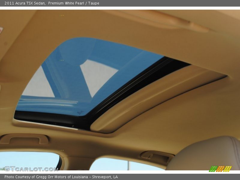 Premium White Pearl / Taupe 2011 Acura TSX Sedan