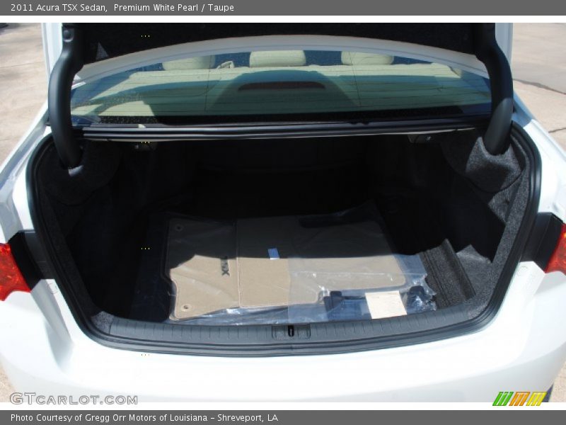 Premium White Pearl / Taupe 2011 Acura TSX Sedan