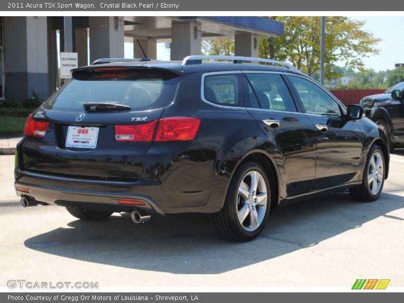 Crystal Black Pearl / Ebony 2011 Acura TSX Sport Wagon