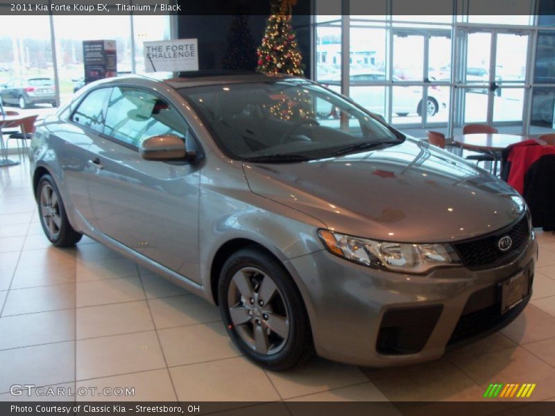 Titanium / Black 2011 Kia Forte Koup EX