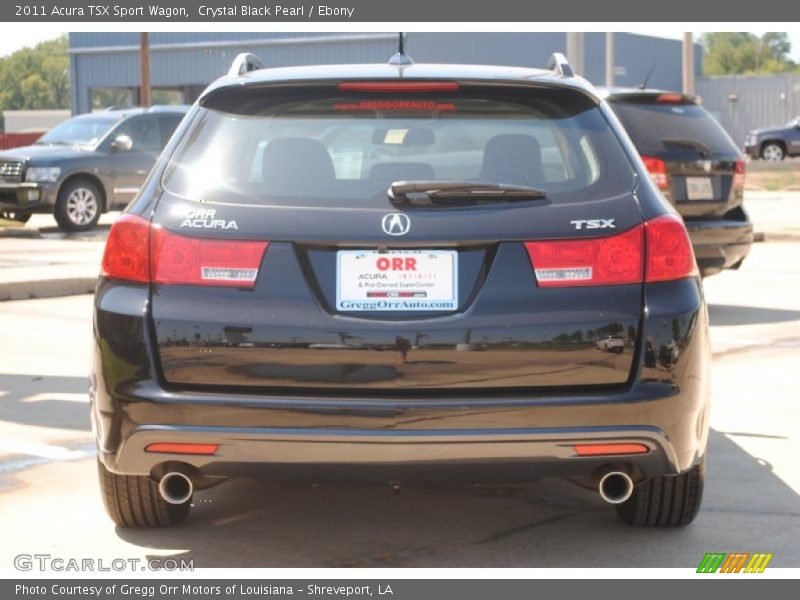 Crystal Black Pearl / Ebony 2011 Acura TSX Sport Wagon