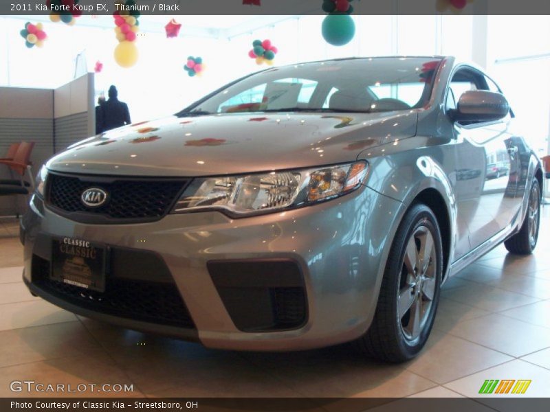 Titanium / Black 2011 Kia Forte Koup EX