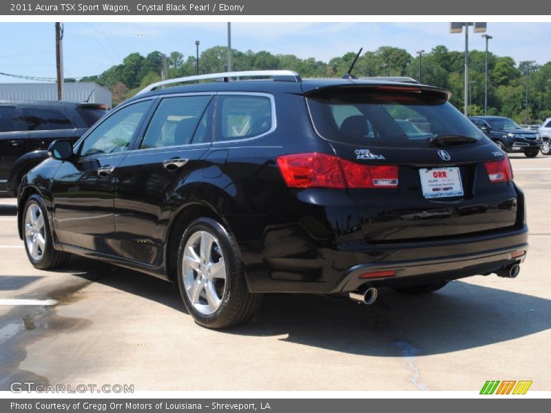 Crystal Black Pearl / Ebony 2011 Acura TSX Sport Wagon