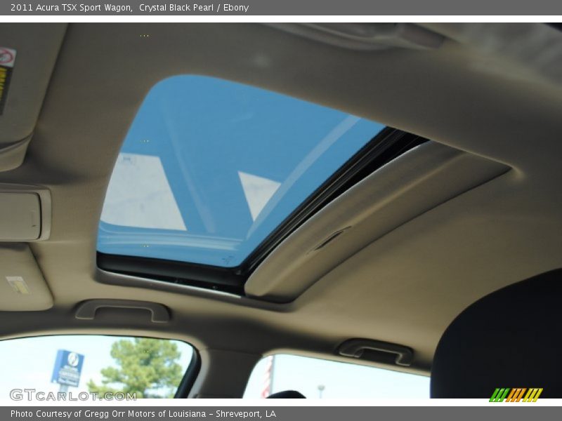 Sunroof of 2011 TSX Sport Wagon