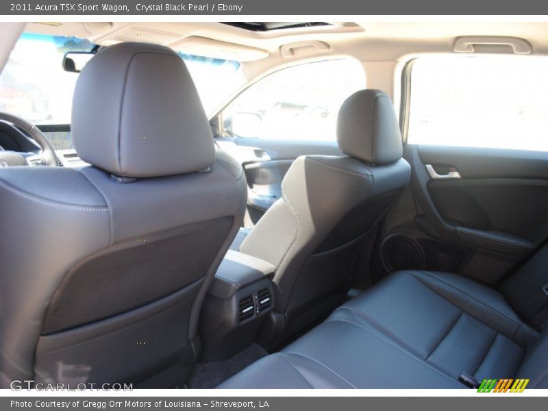 Crystal Black Pearl / Ebony 2011 Acura TSX Sport Wagon