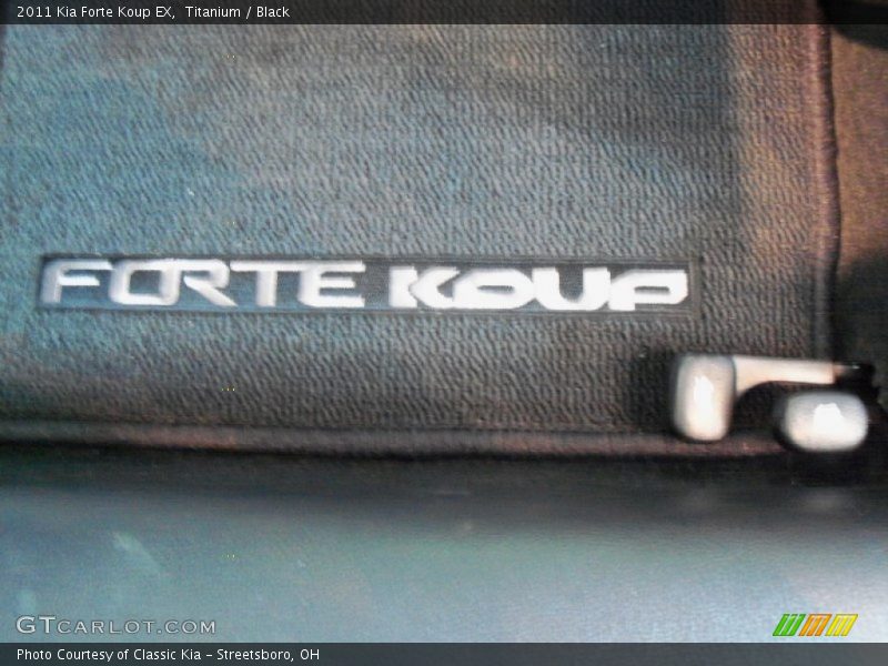 Titanium / Black 2011 Kia Forte Koup EX
