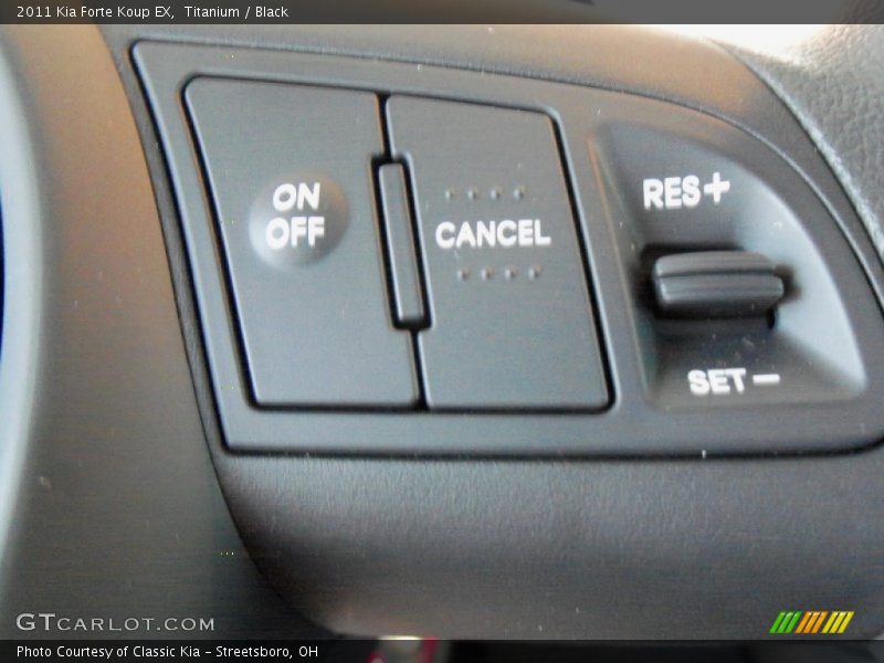 Titanium / Black 2011 Kia Forte Koup EX