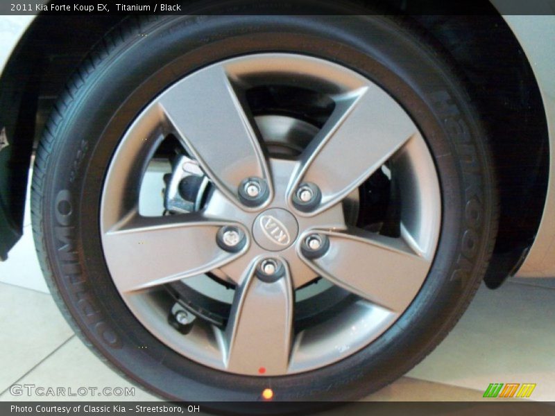 Titanium / Black 2011 Kia Forte Koup EX