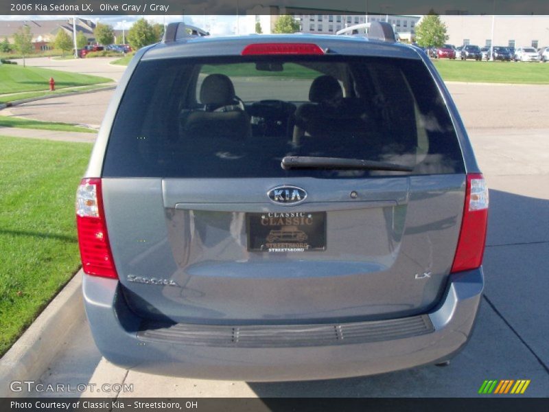 Olive Gray / Gray 2006 Kia Sedona LX