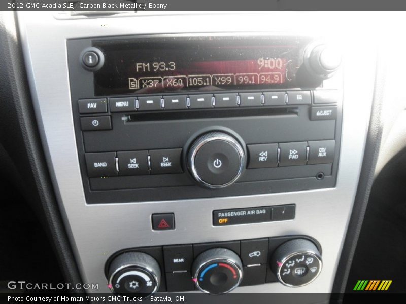 Audio System of 2012 Acadia SLE